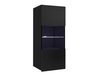 Armoire murale Remus I (Noir + Noir brillant)