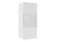 Armoire murale Tivdalu 102 (Blanc + Blanc brillant)