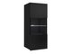 Armoire murale Tivdalu 102 (Noir + Noir brillant)