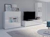 Meuble TV Remus (Blanc + Blanc brillant)