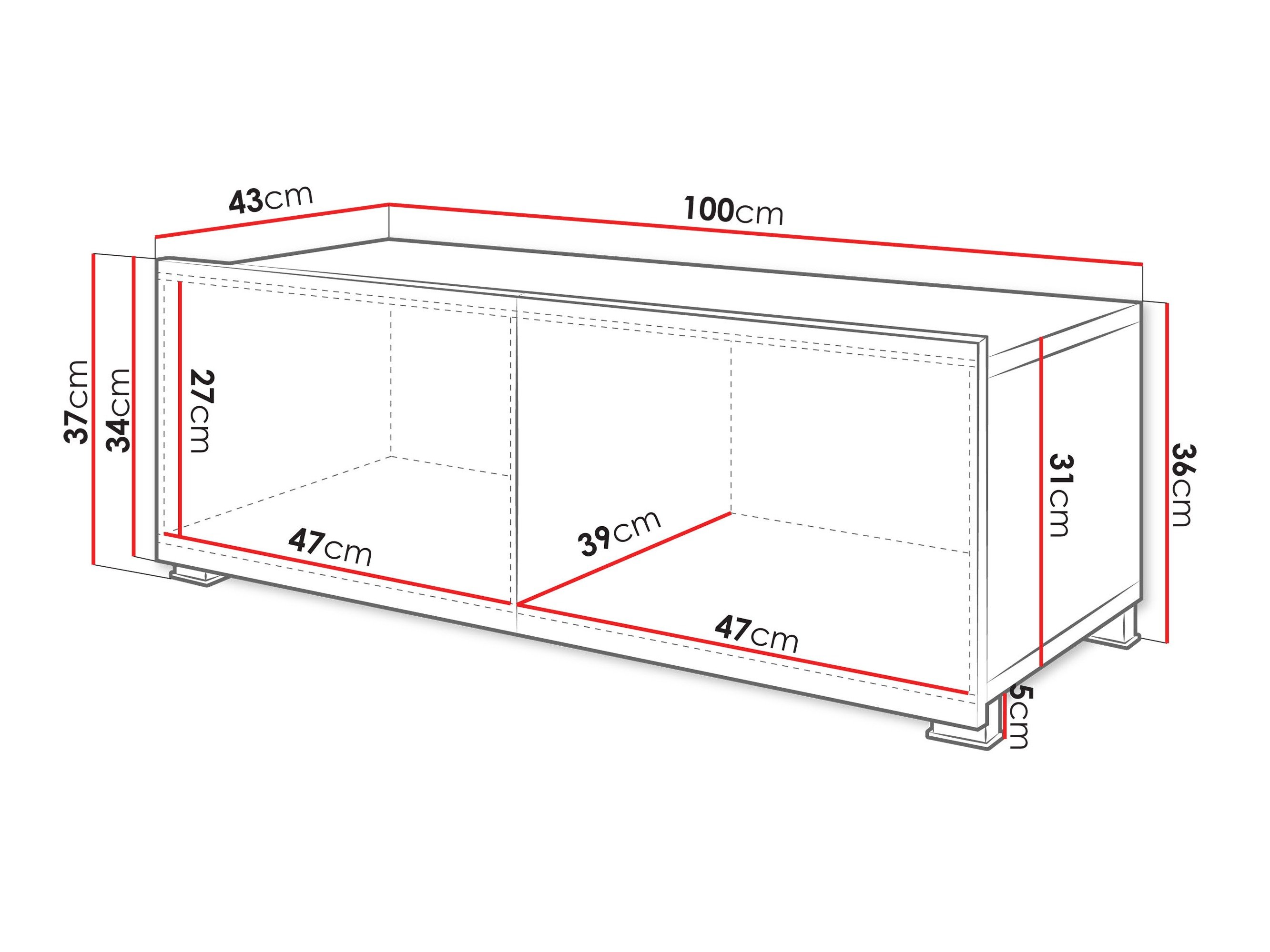 Meuble TV Remus I (Chêne doré)