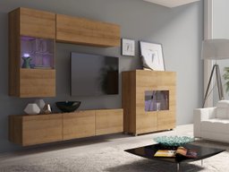 Ensemble de salon Remus III (Chêne doré)