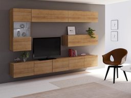 Ensemble de salon Remus IV (Chêne doré)