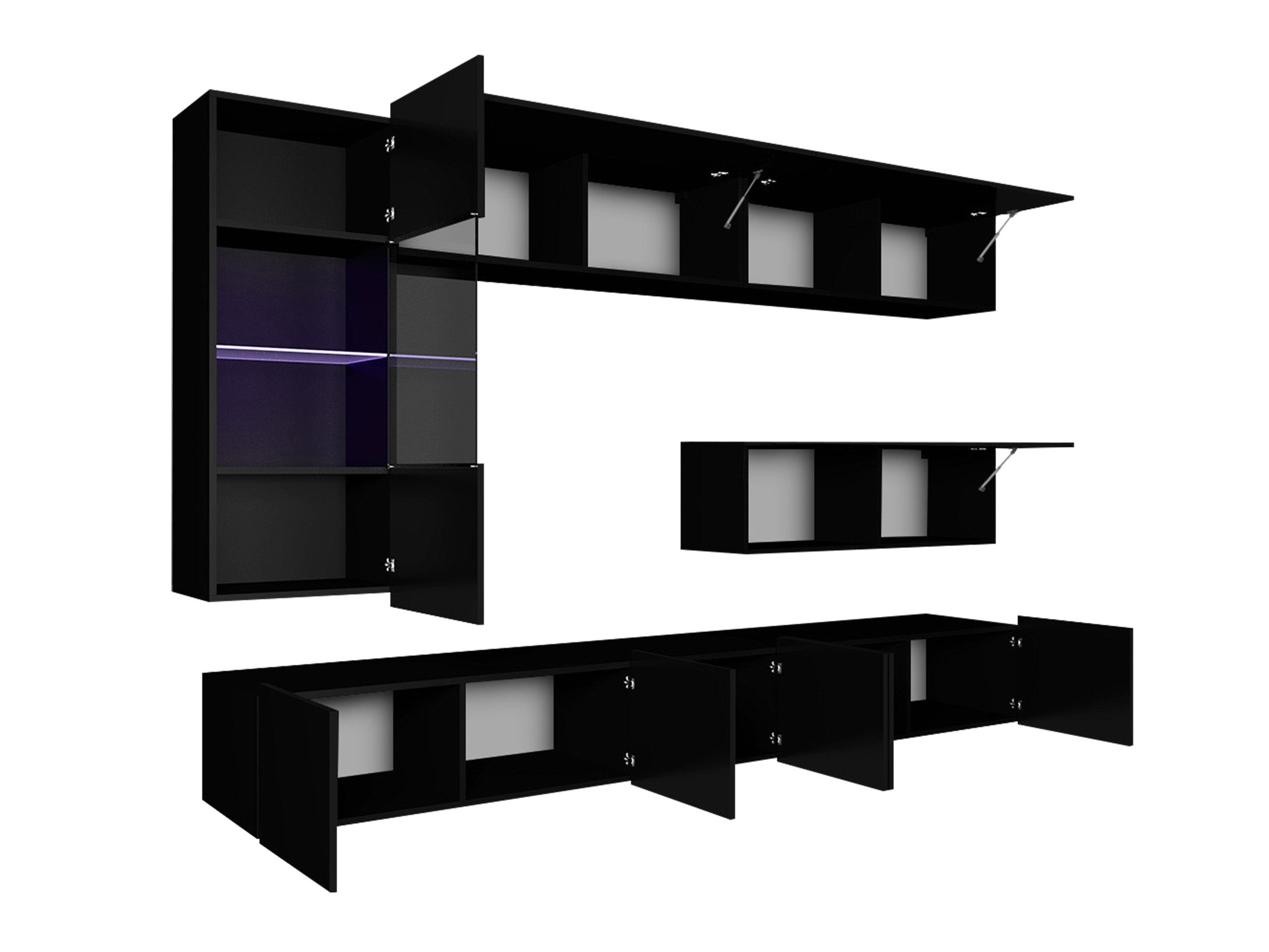 Ensemble de salon Remus IV (Noyer)