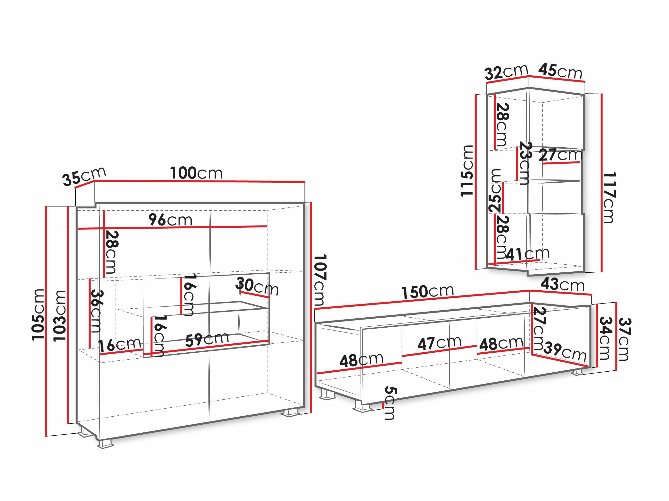 Ensemble de salon Remus VII (Chêne doré)