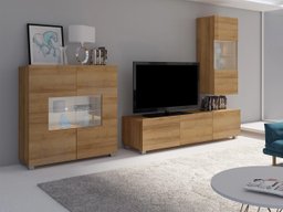 Ensemble de salon Remus VII (Chêne doré)