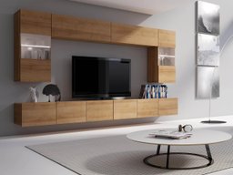 Ensemble de salon Remus I (Chêne doré)