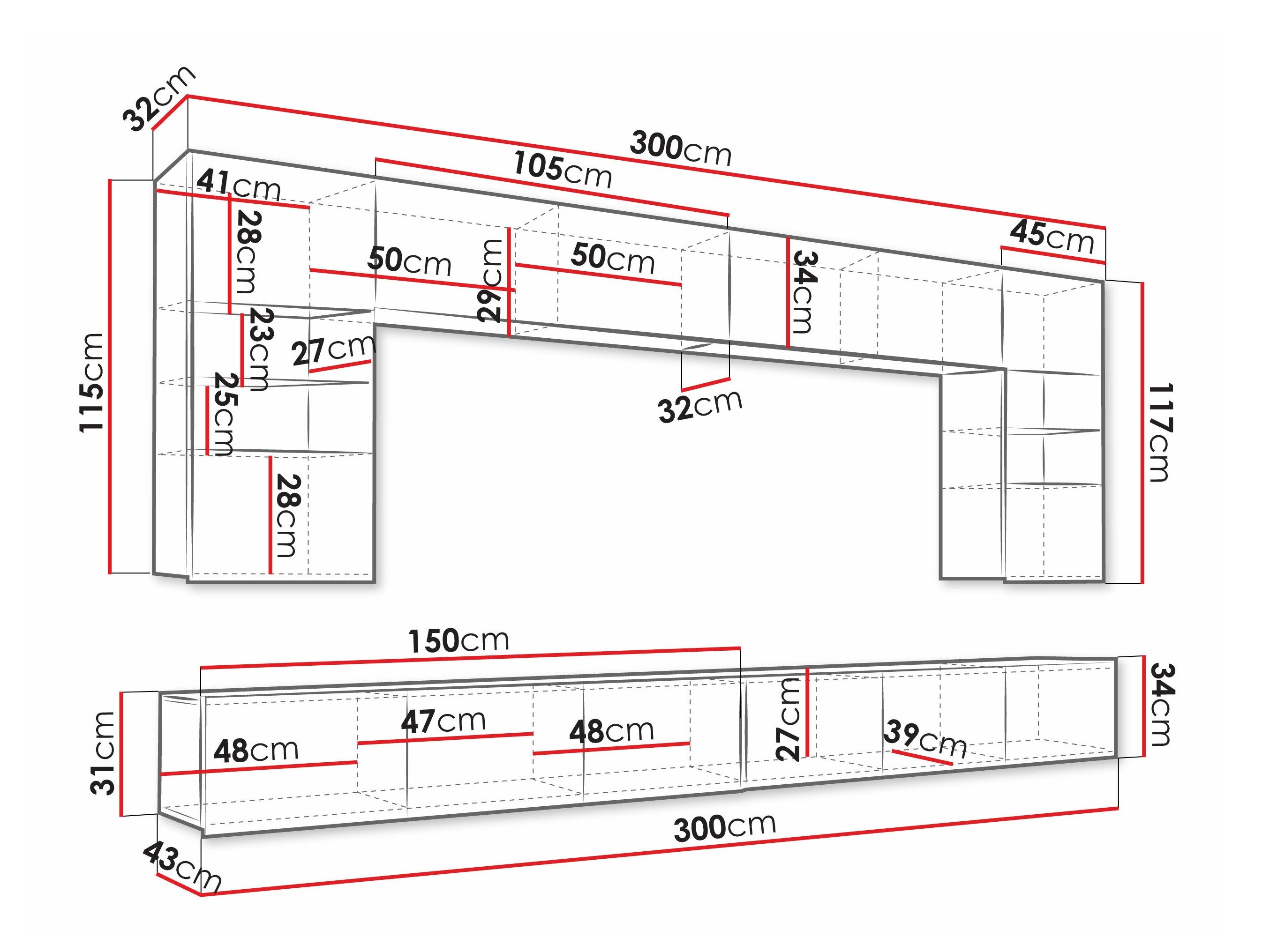 Ensemble de salon Remus I (Chêne doré)