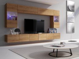 Ensemble de salon Remus I (Chêne doré)