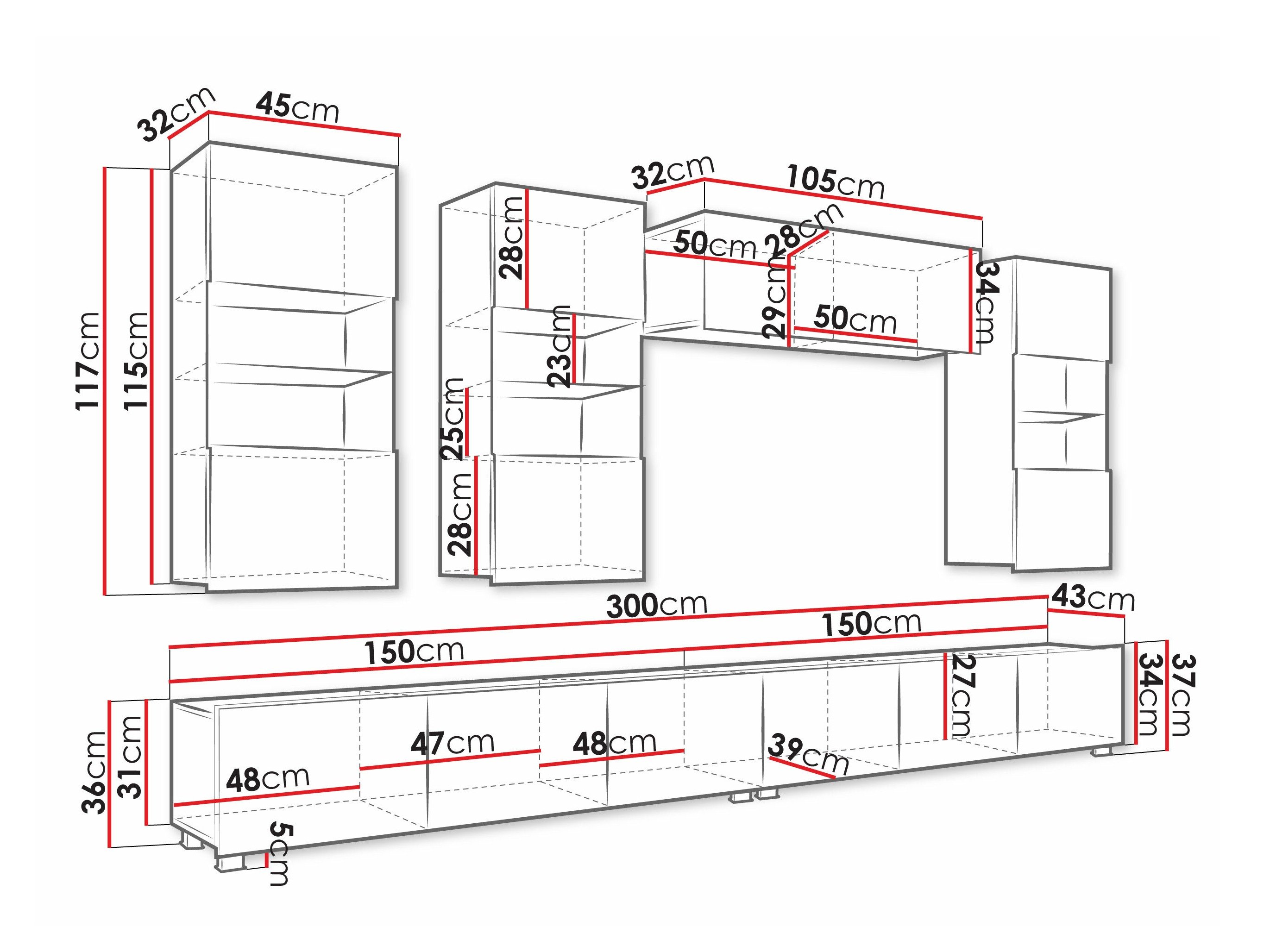 Ensemble de salon Remus V (Chêne doré)