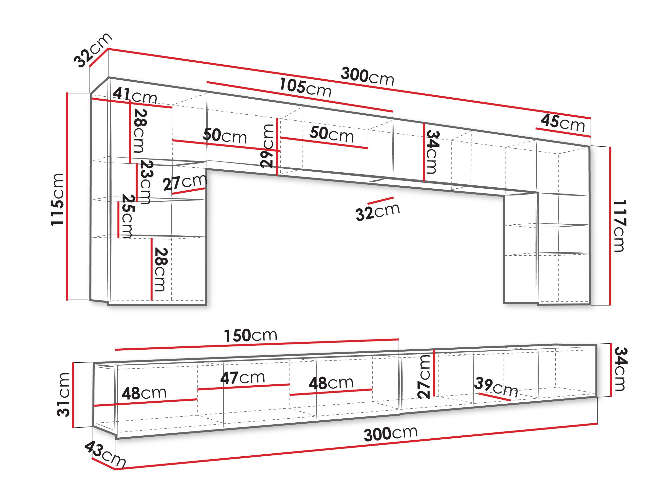 Ensemble de salon Tivdalu 105 (Noyer)