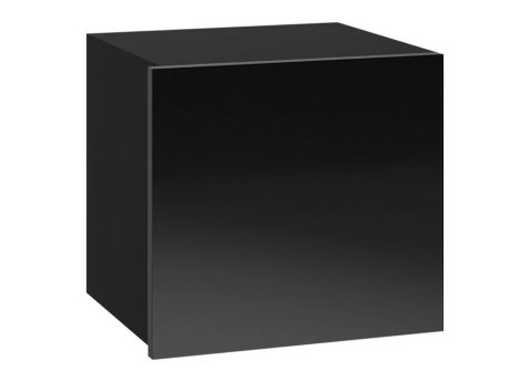 Armoire murale Remus II (Noir + Noir brillant)