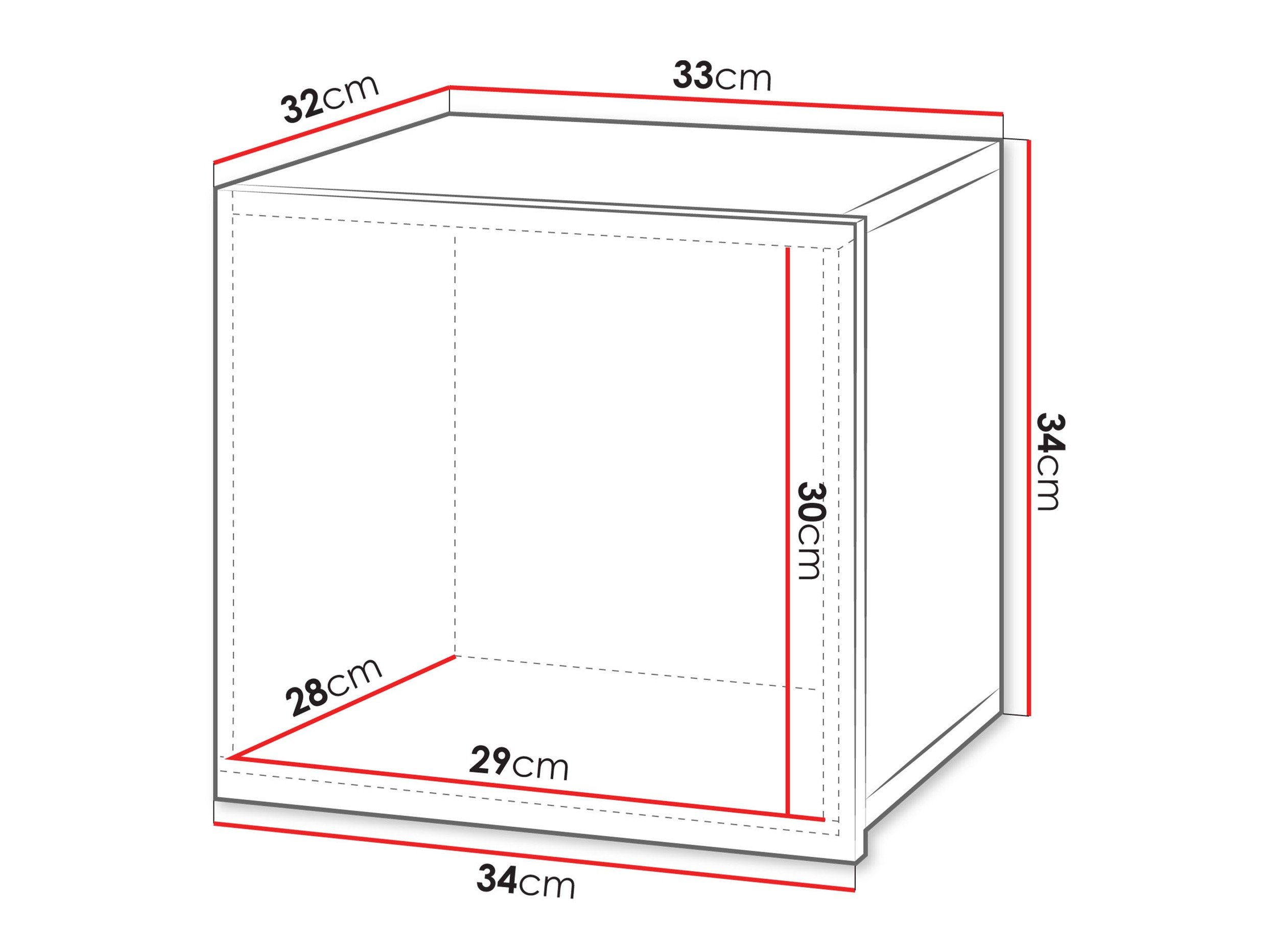Armoire murale Tivdalu 124 (Noyer)