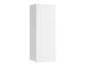 Armoire murale Tivdalu 126 (Blanc + Blanc brillant)