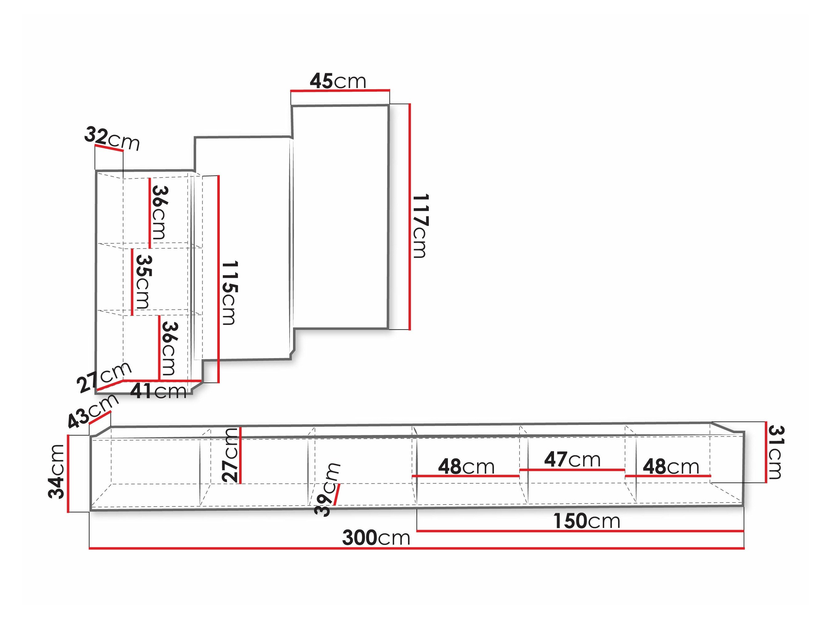 Ensemble de salon Remus XX (Blanc)