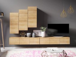 Ensemble de salon Remus XX (Chêne doré)