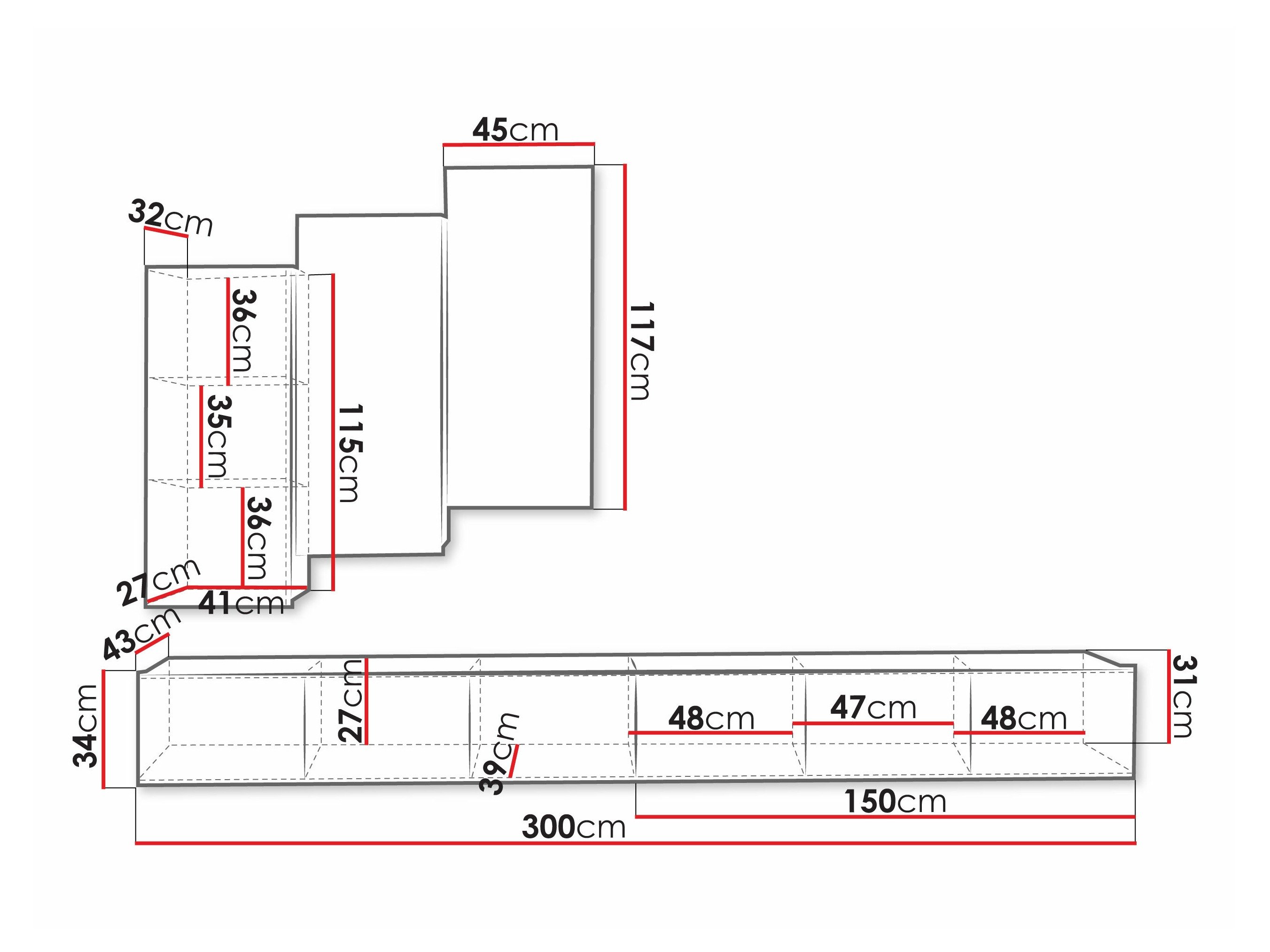 Ensemble de salon Remus XX (Chêne doré)