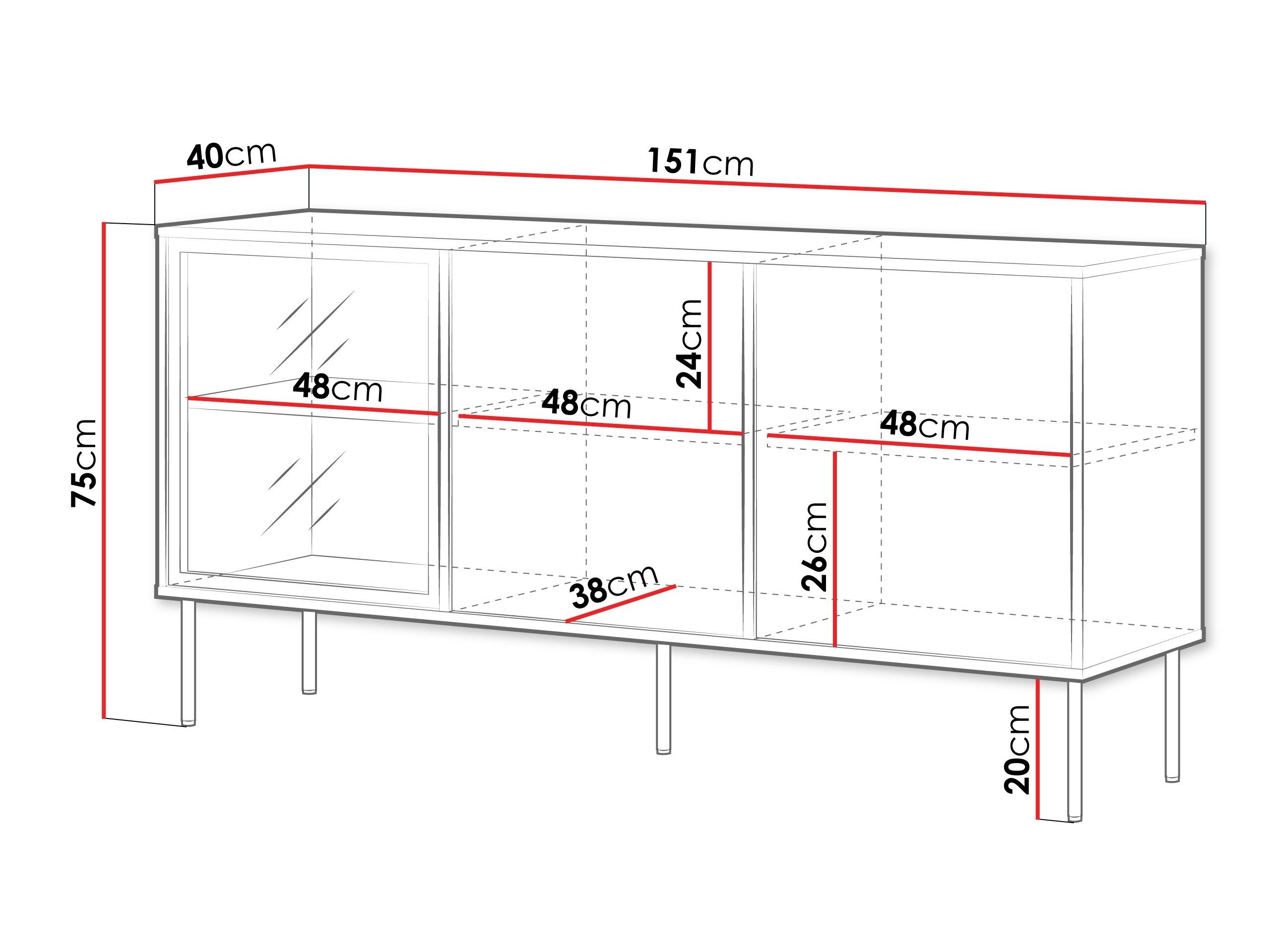 Buffet Merevai 101 (Chêne)