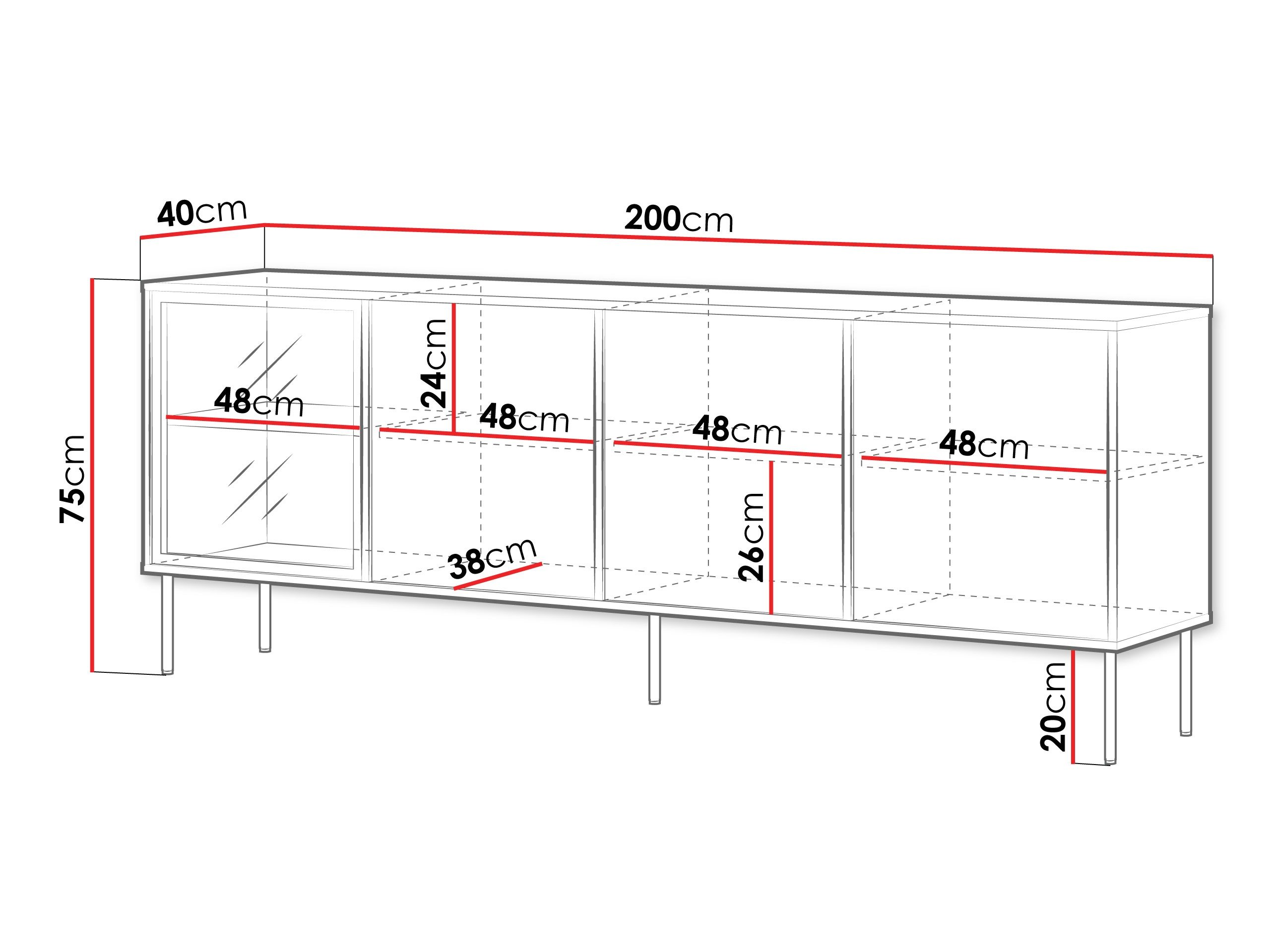 Buffet Merevai 102 (Cachemire)