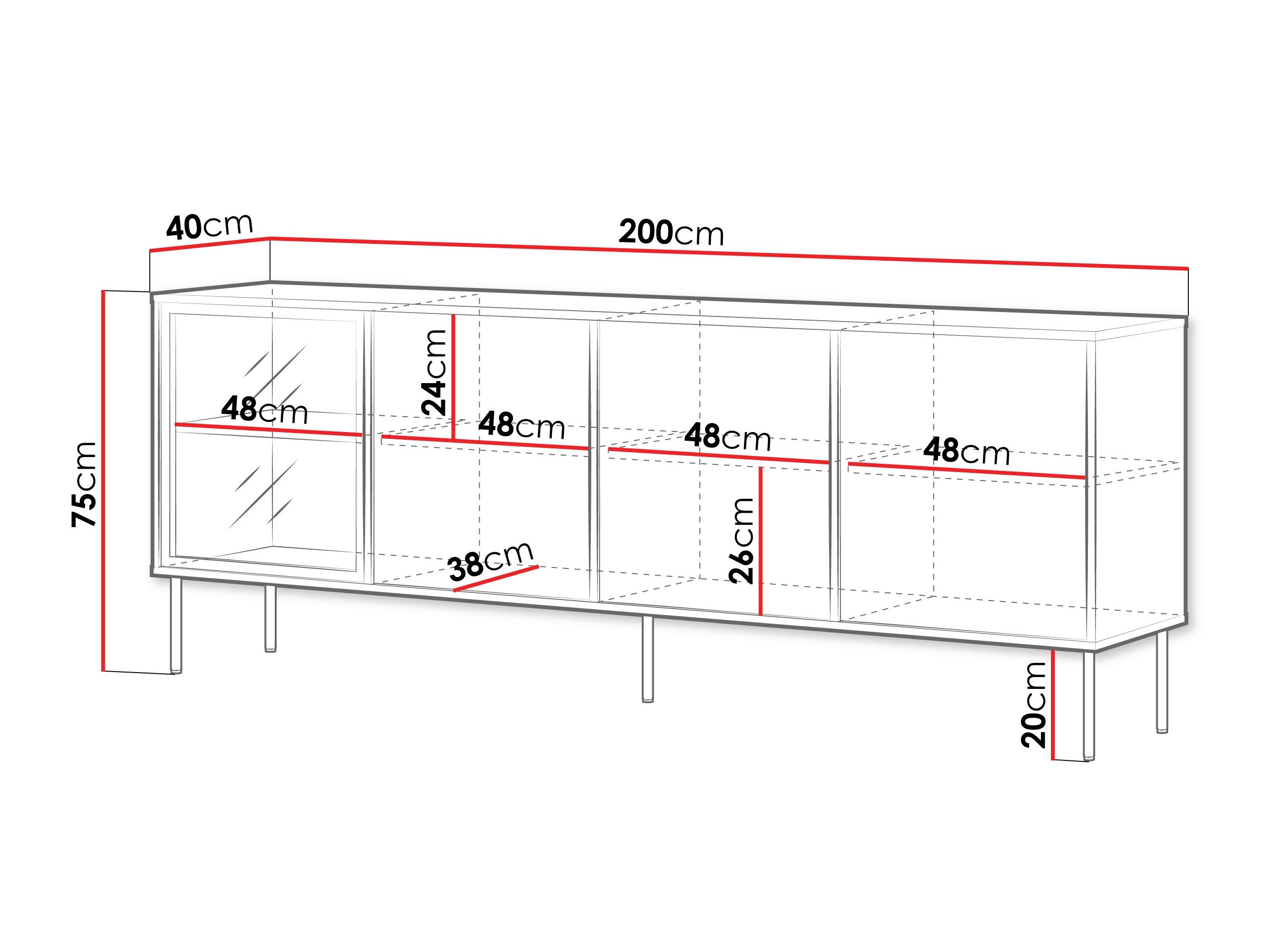 Buffet Merevai 102 (Chêne)