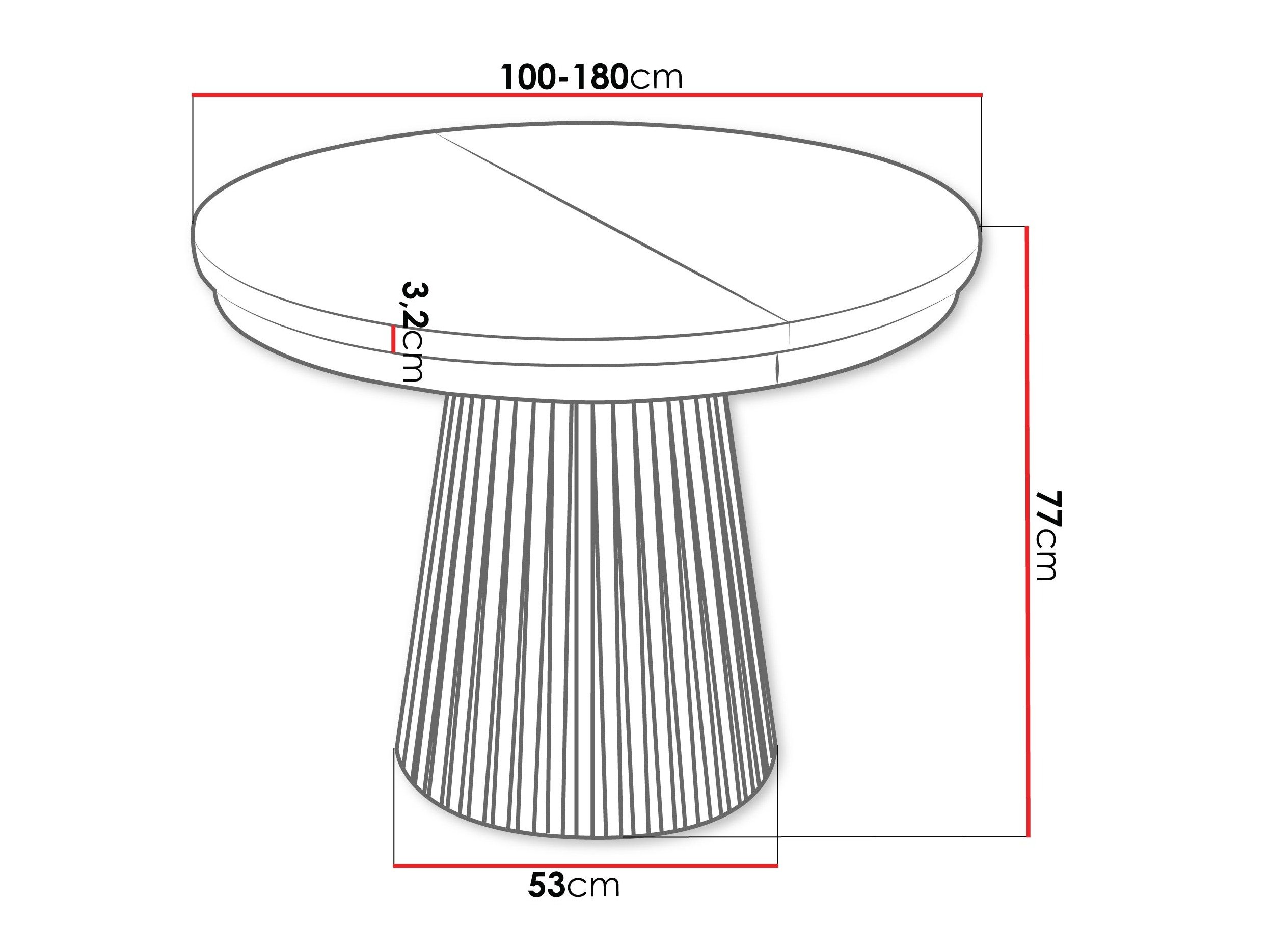 Table Stanton 151 (Cachemire)