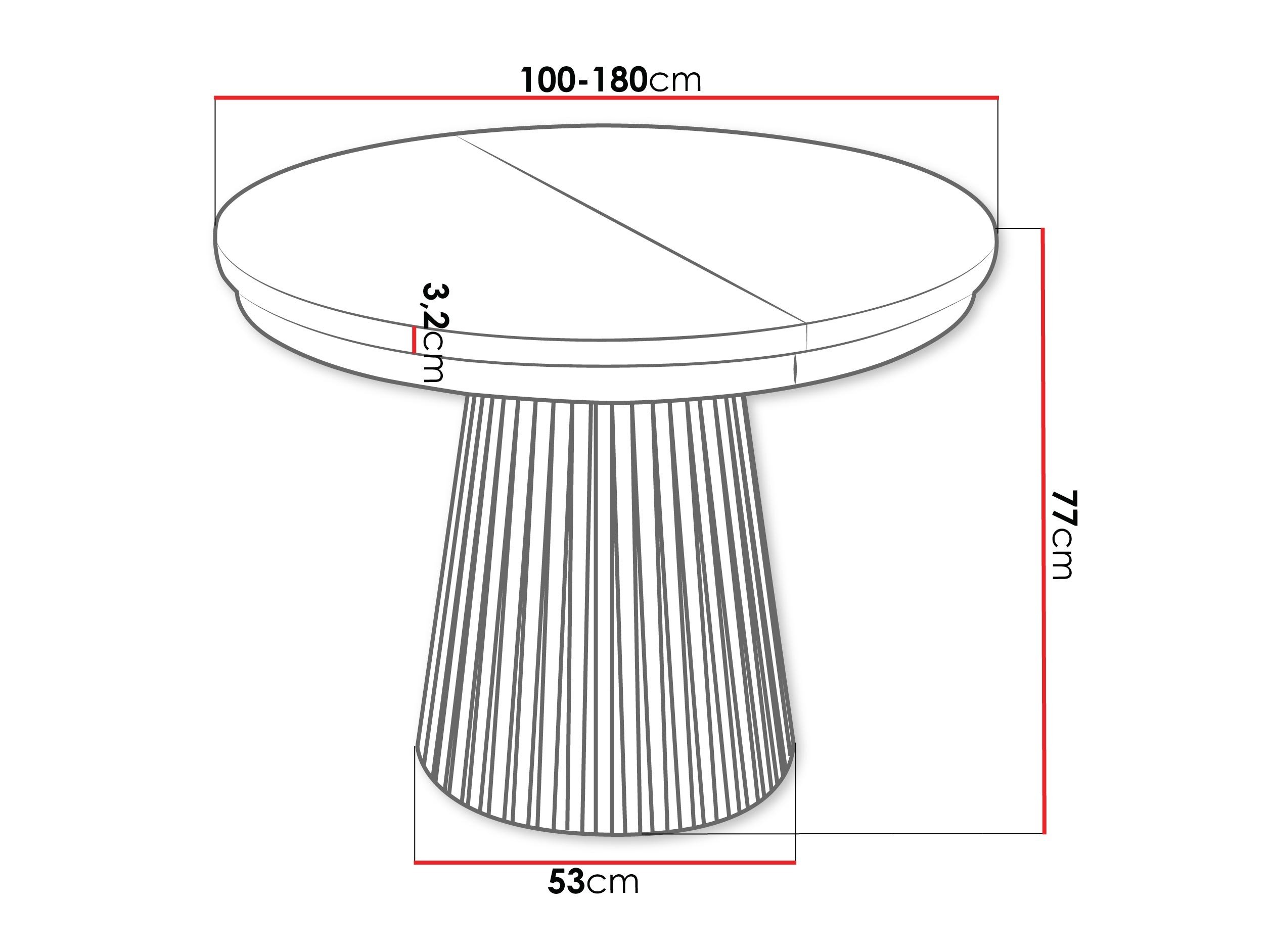 Table Stanton 151 (Chêne doré artisanal)