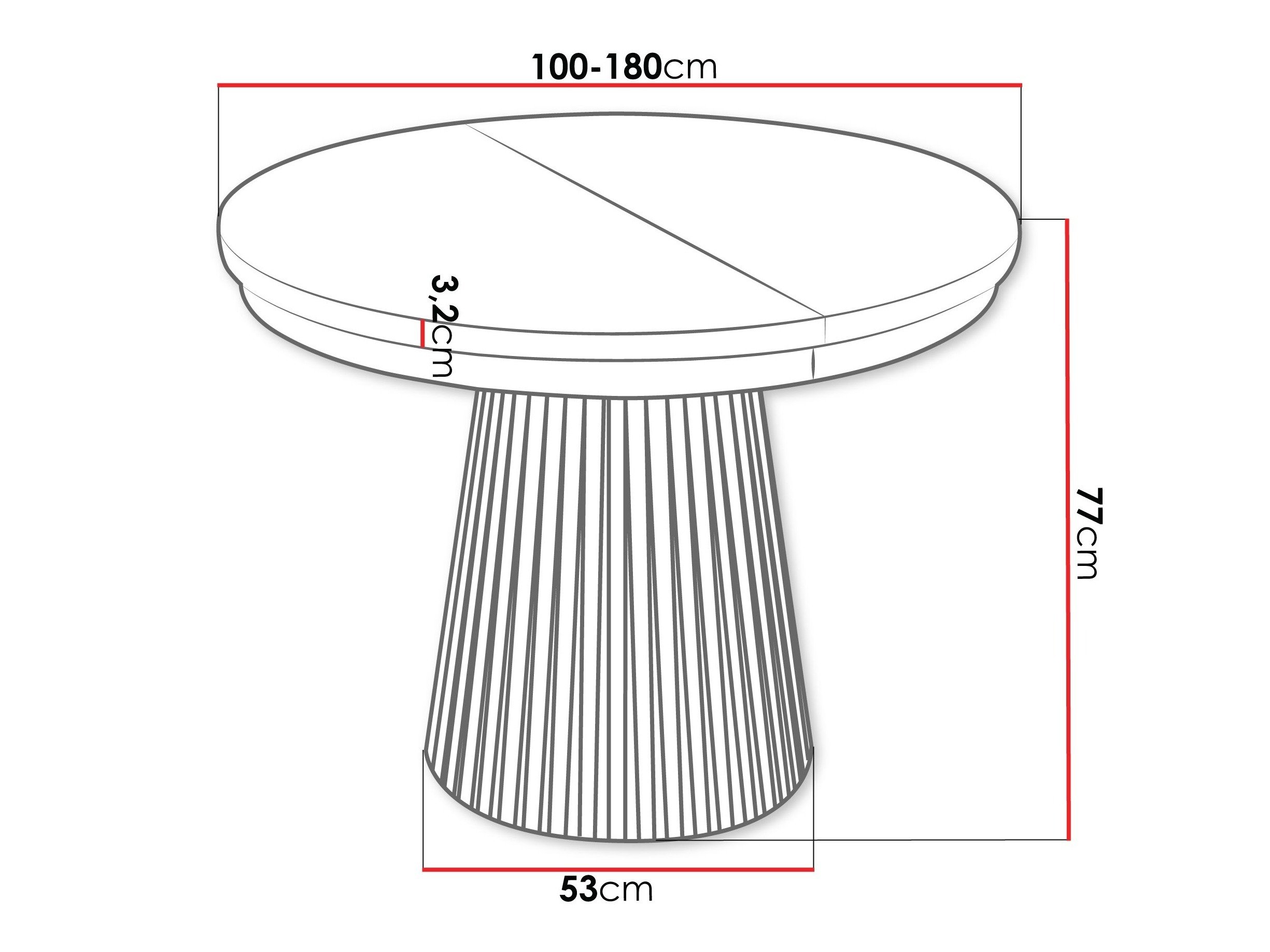 Table Stanton 151 (Noir)
