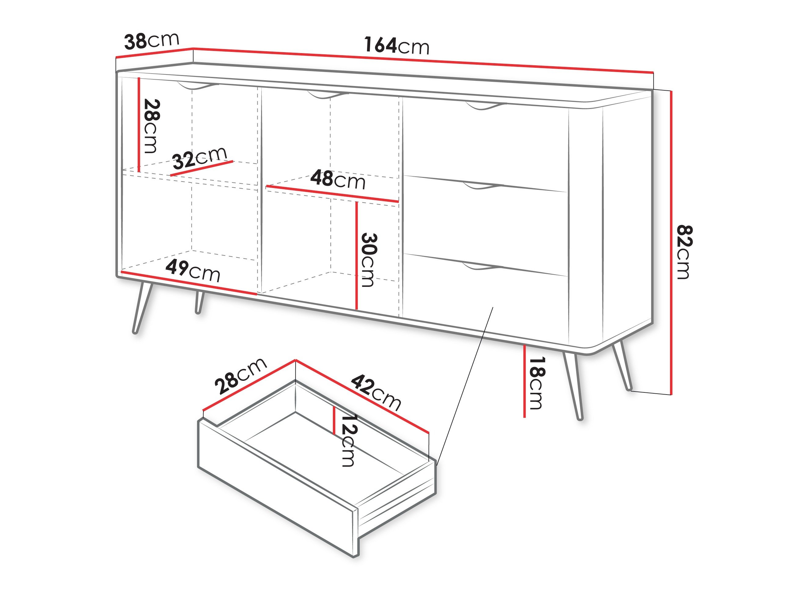 Commode Lectum I (Graphite)