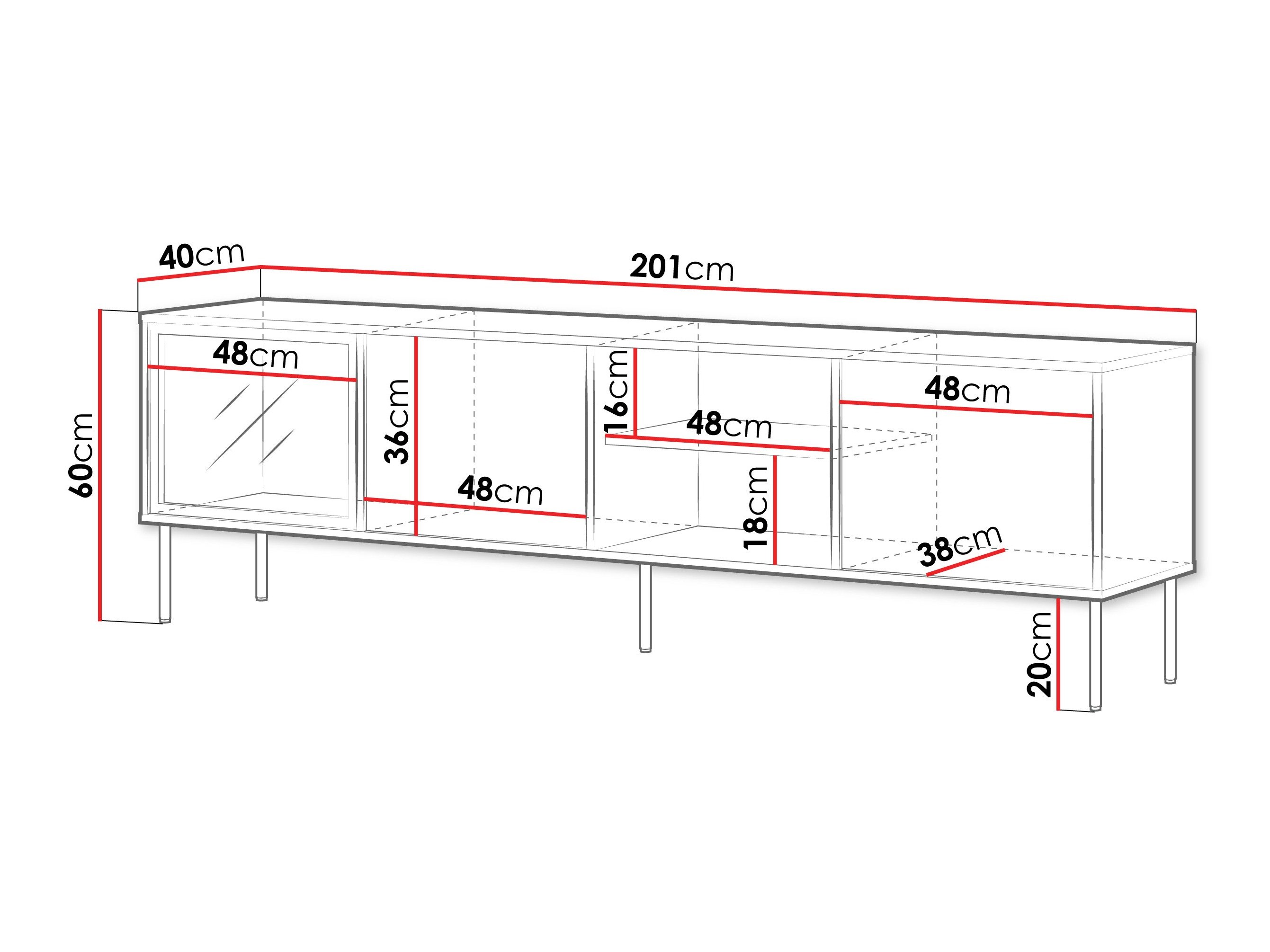 Meuble TV Merevai 103 (Chêne)