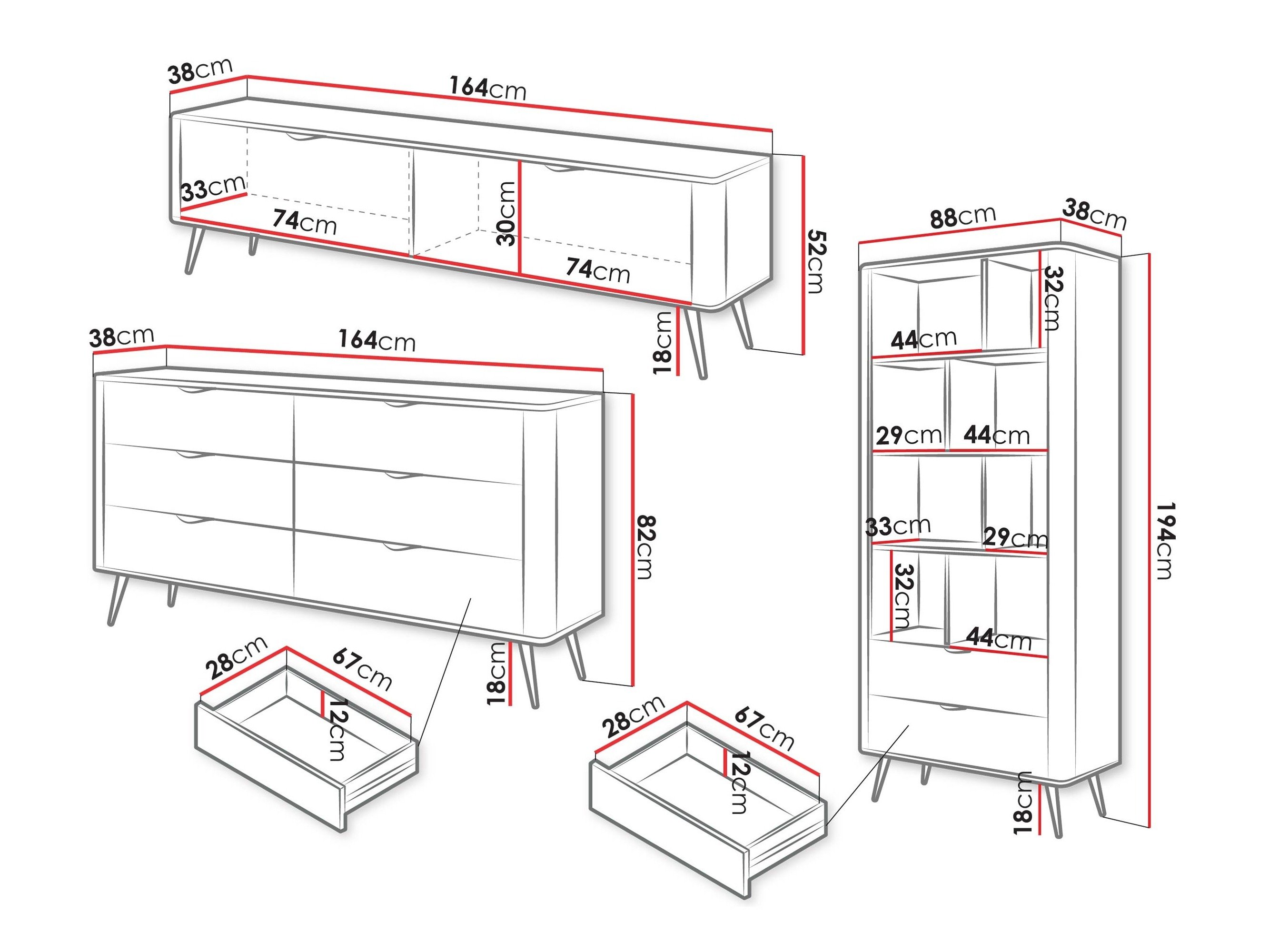 Ensemble de salon Lectum II (Blanc)