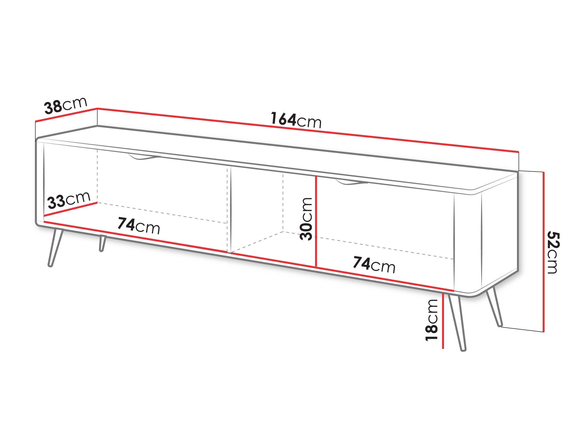 Meuble TV Lectum (Beige)