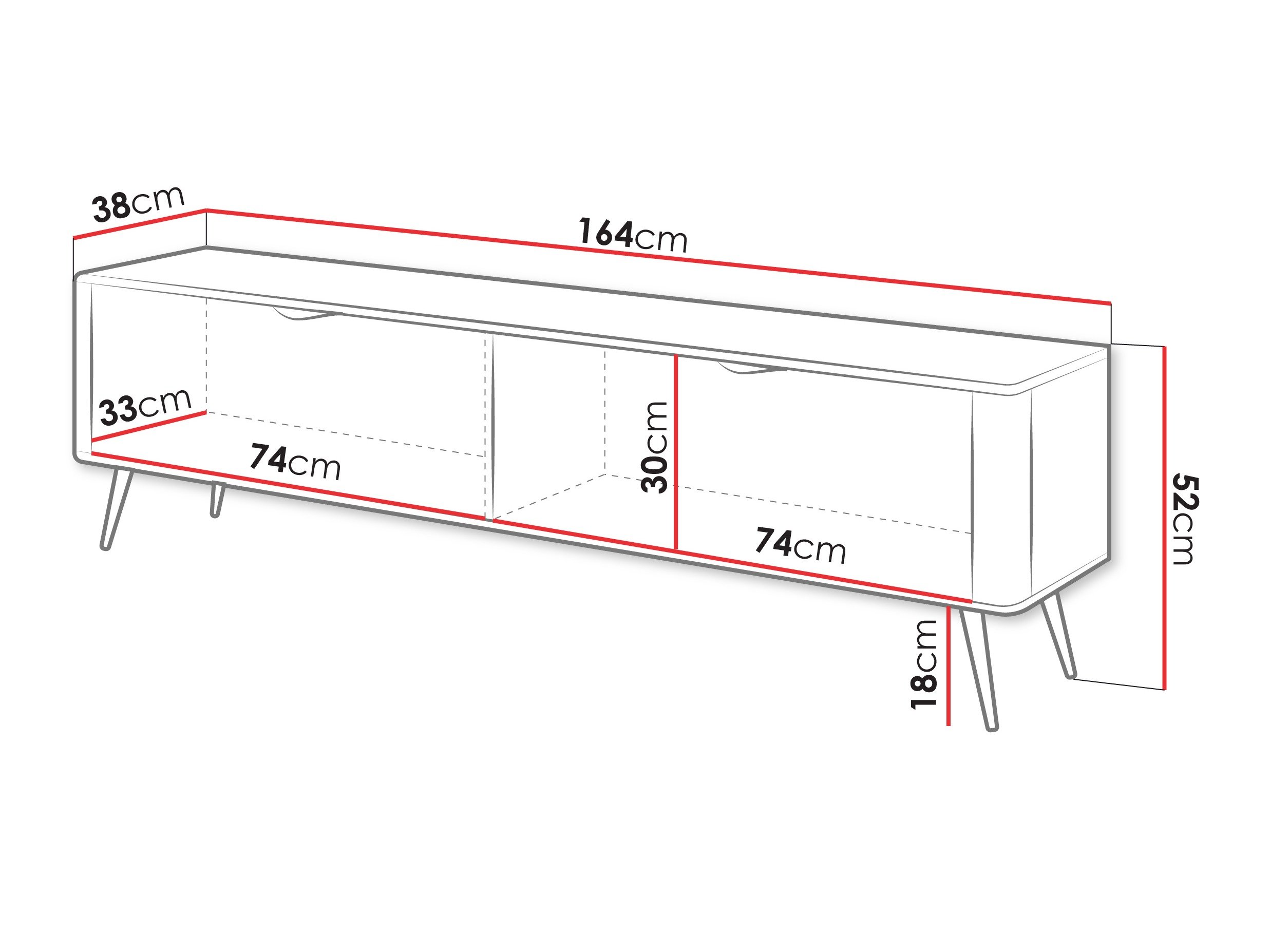 Meuble TV Lectum (Blanc)
