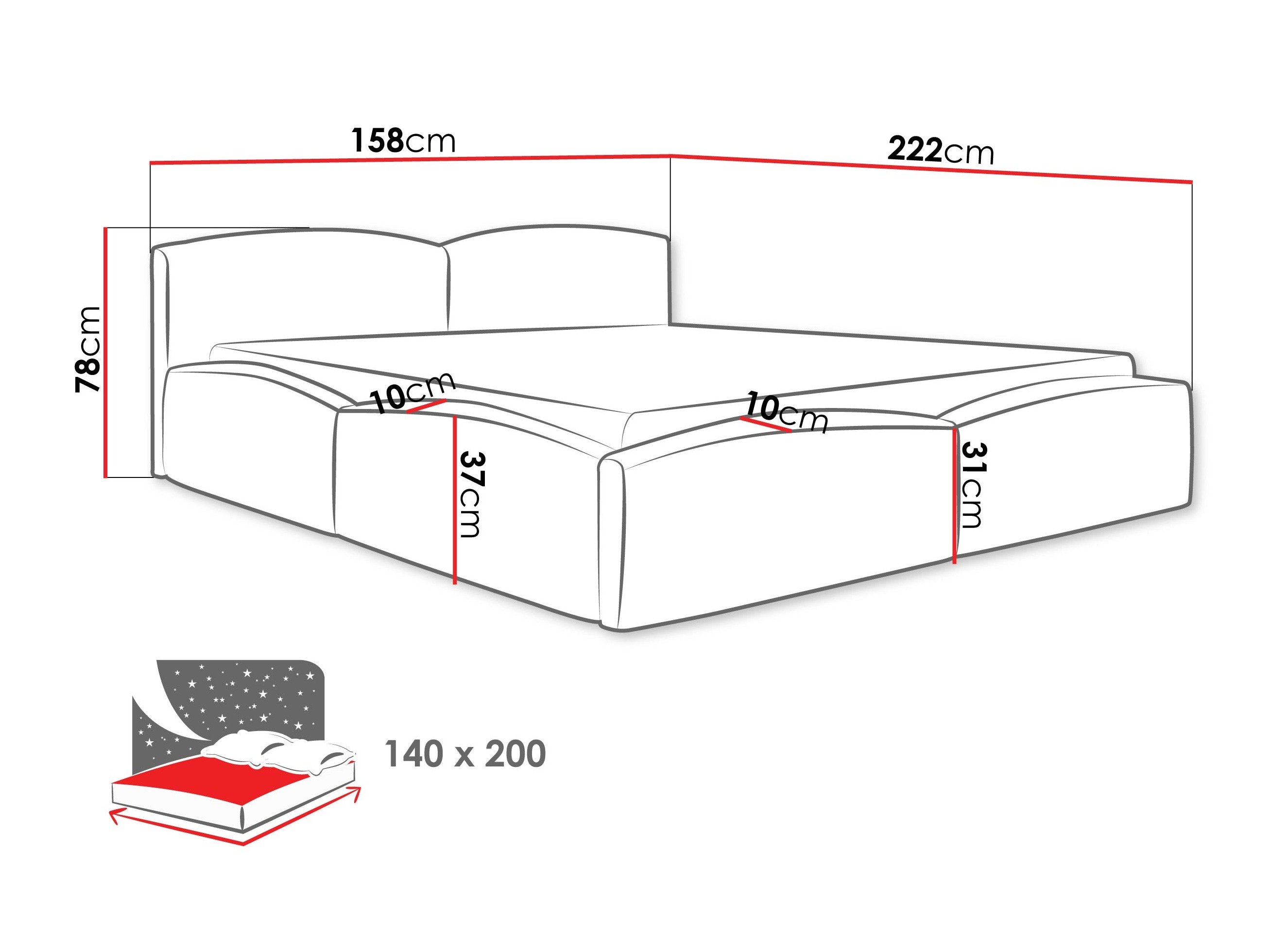 Lit TrendyNest Titis (Lumo 55)
