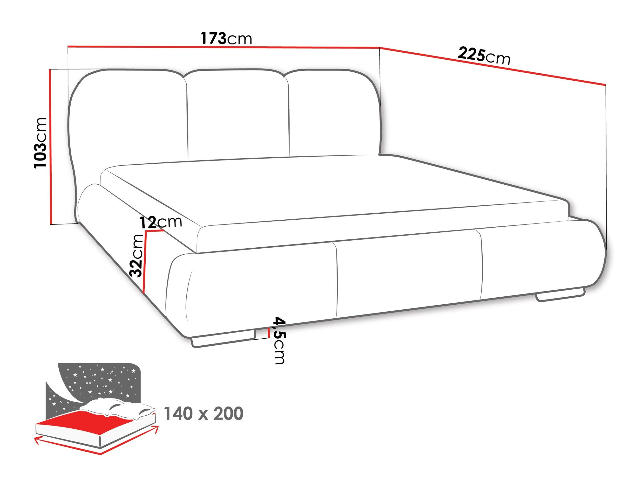 Lit TrendyNest Navium (Coral 75)