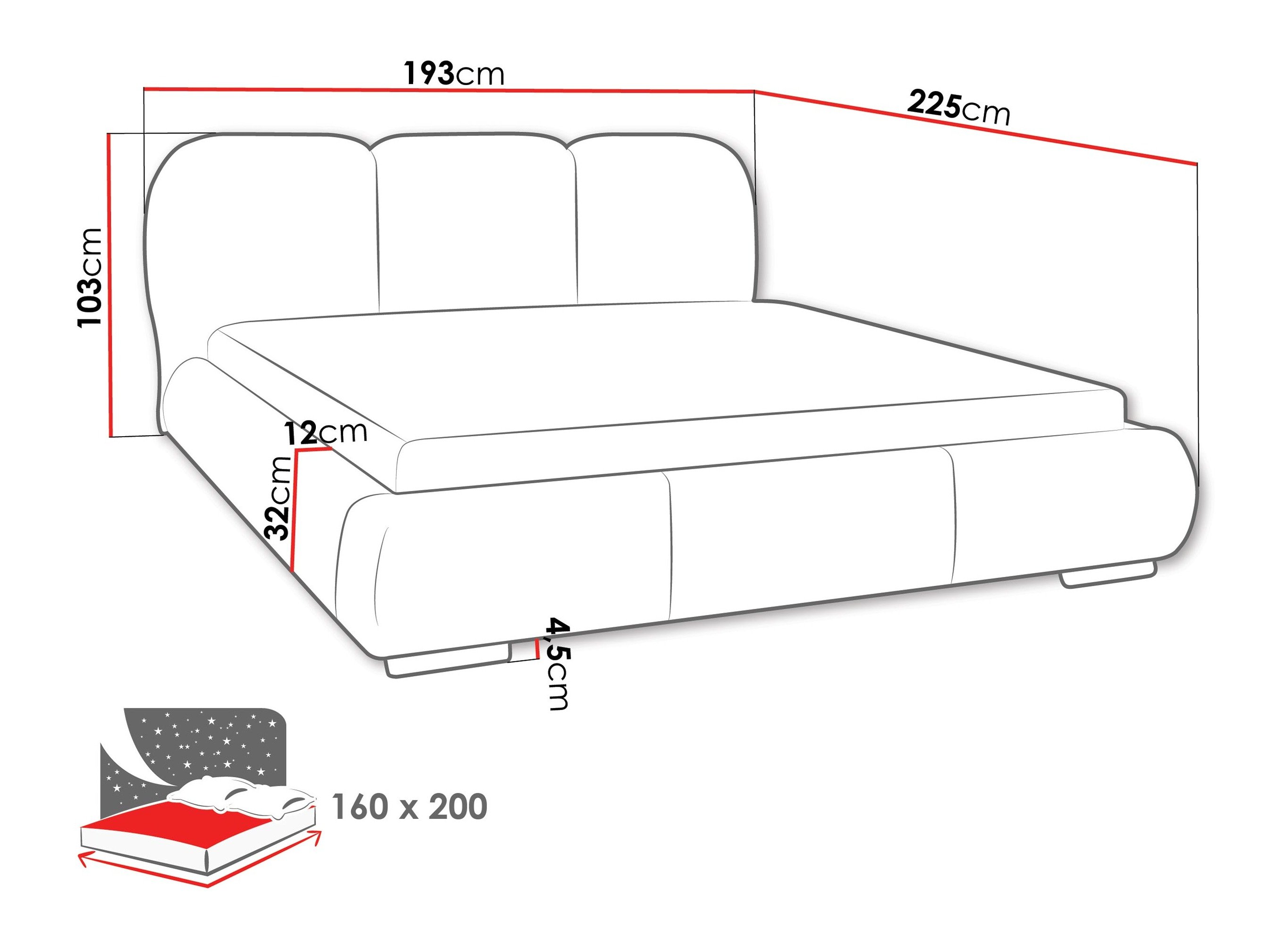 Lit TrendyNest Navium (Coral 75)