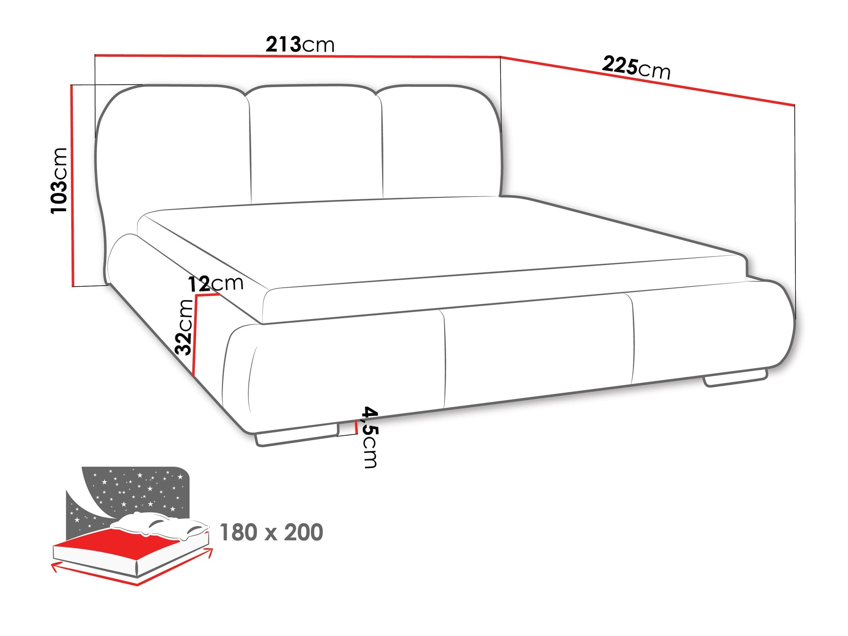Lit TrendyNest Navium (Coral 75)
