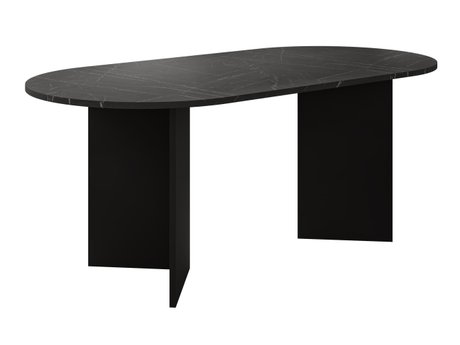 Table Comfivo Fungus (Marbre noir + Noir)