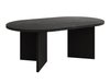 Table basse Comfivo Fungus (Marbre noir + Noir)