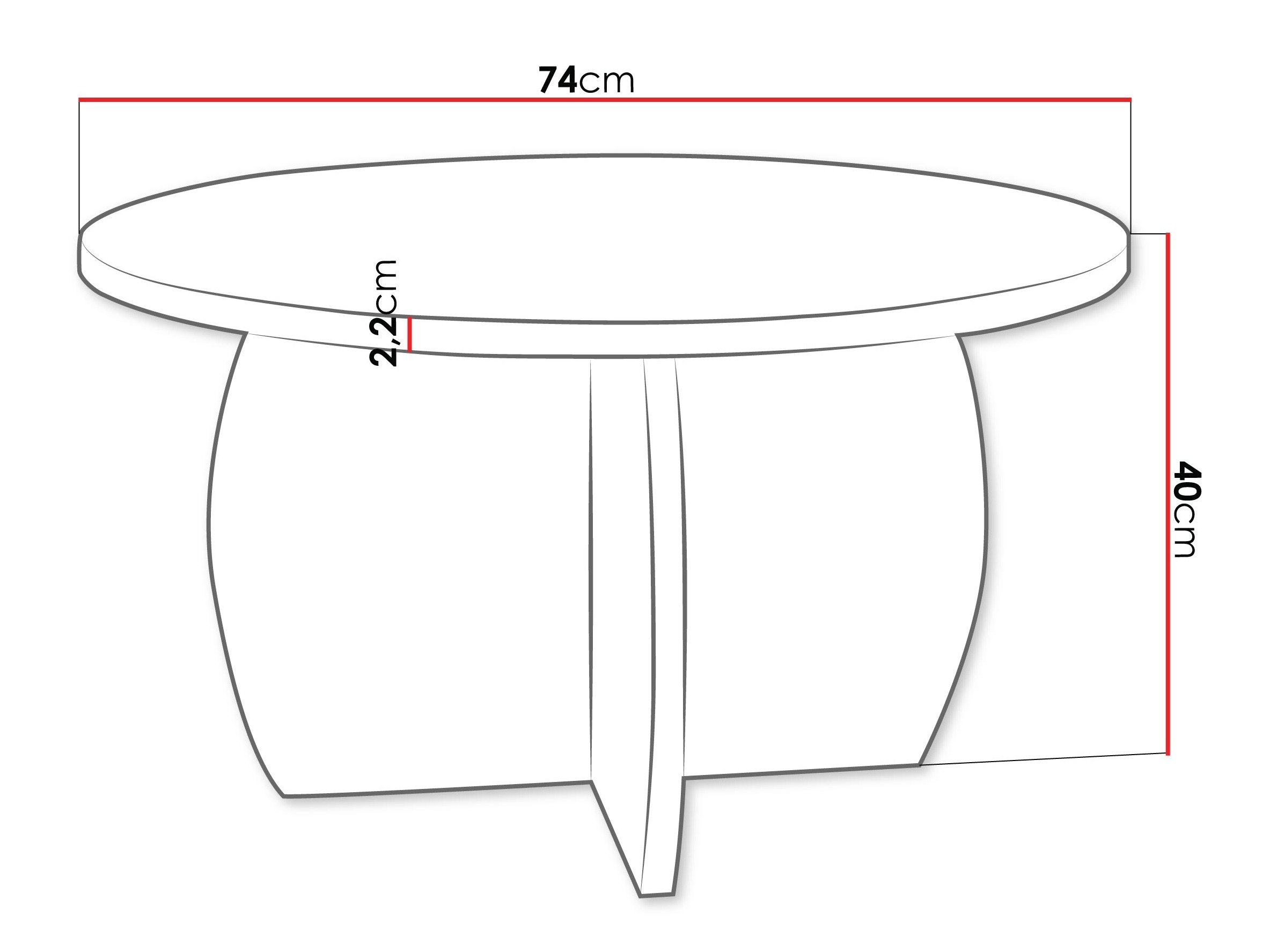 Table basse Comfivo Pagas (Blanc)