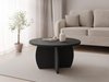 Table basse Comfivo Pagas (Marbre noir + Noir)