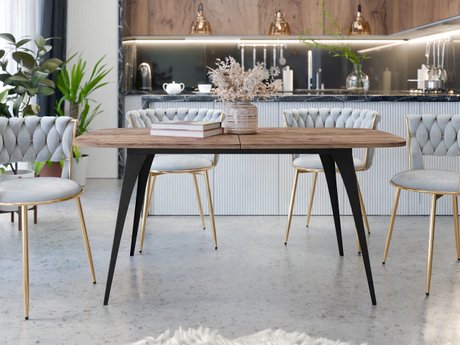 Table Oswego 131 (Chêne doré artisanal)