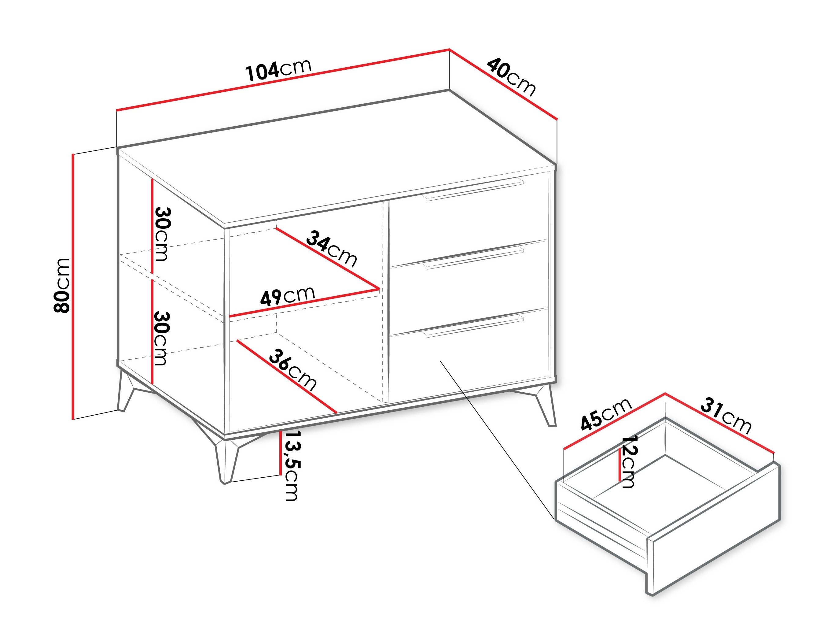 Commode Comfivo Citrus II