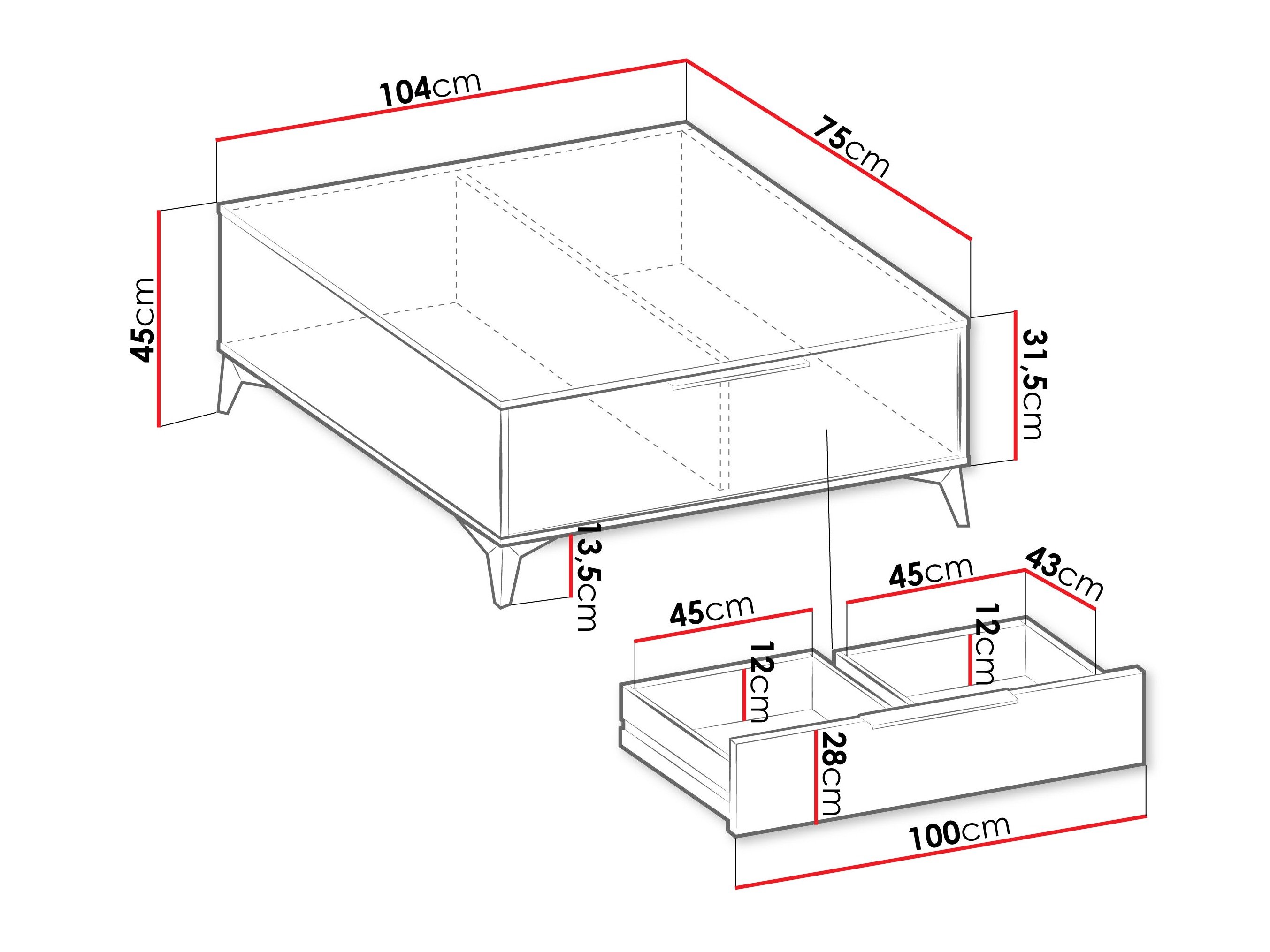 Table basse Comfivo Citrus I