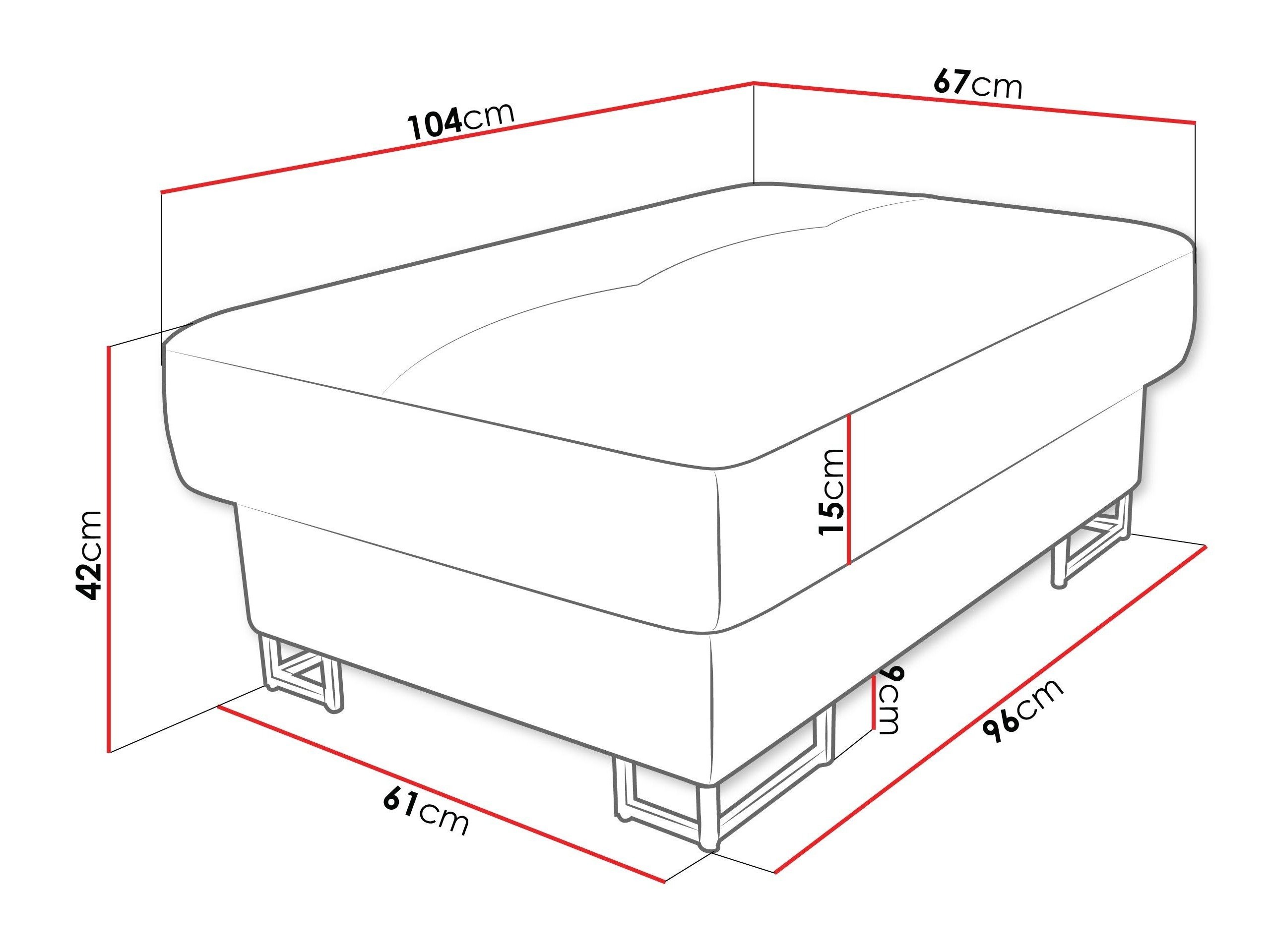 Banc rembourré Comfivo Ruta (Baloo 2073)