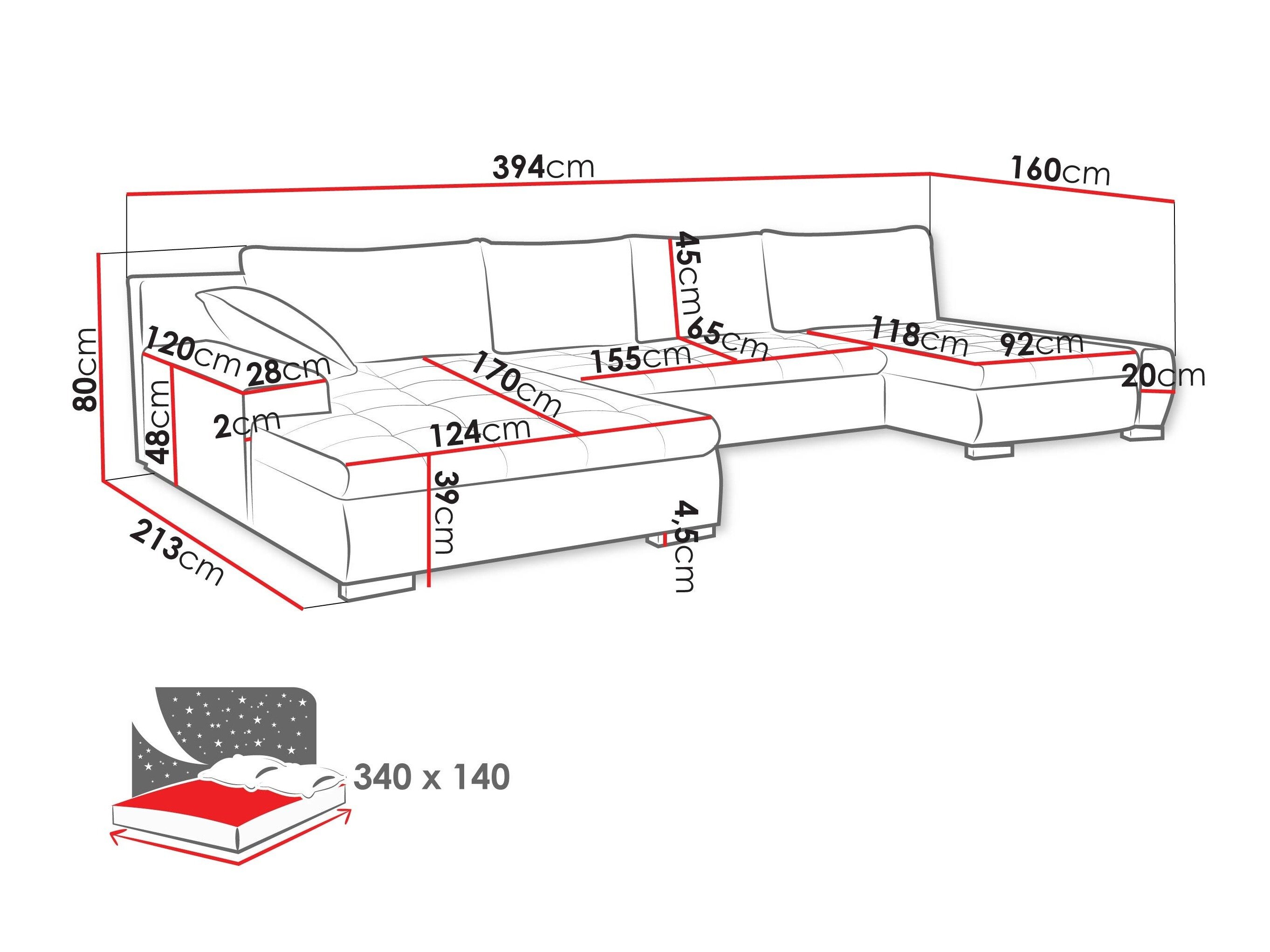Canapé d'angle Comfivo Oliva (Bella 10)