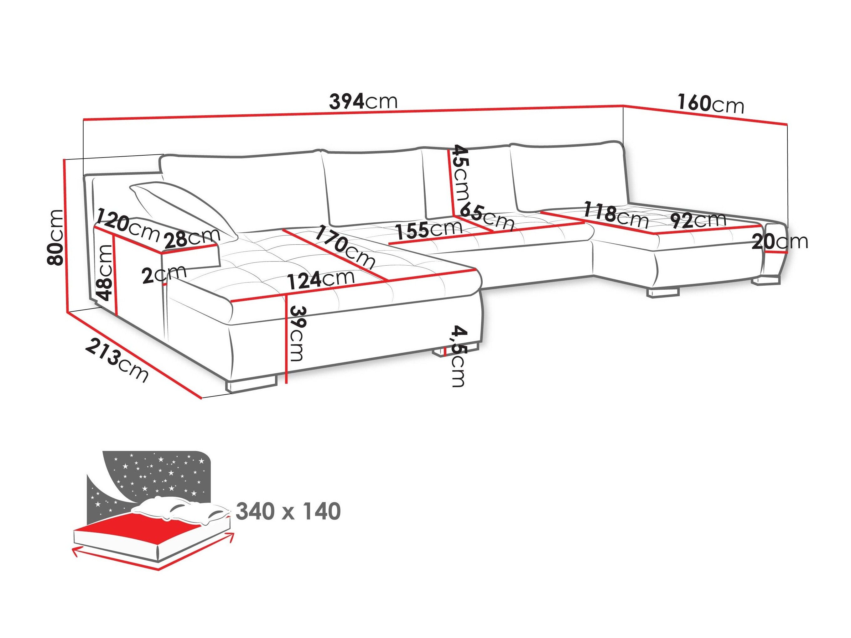 Canapé d'angle Comfivo Oliva (Coral 45)