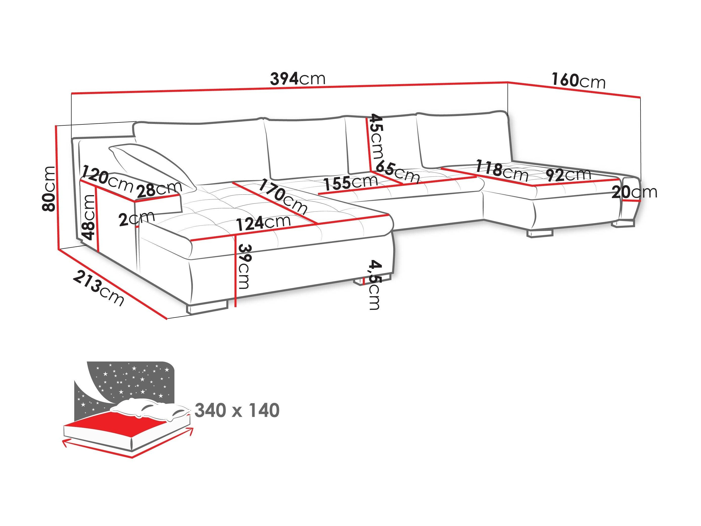 Canapé d'angle Comfivo Oliva (Fredo 25)