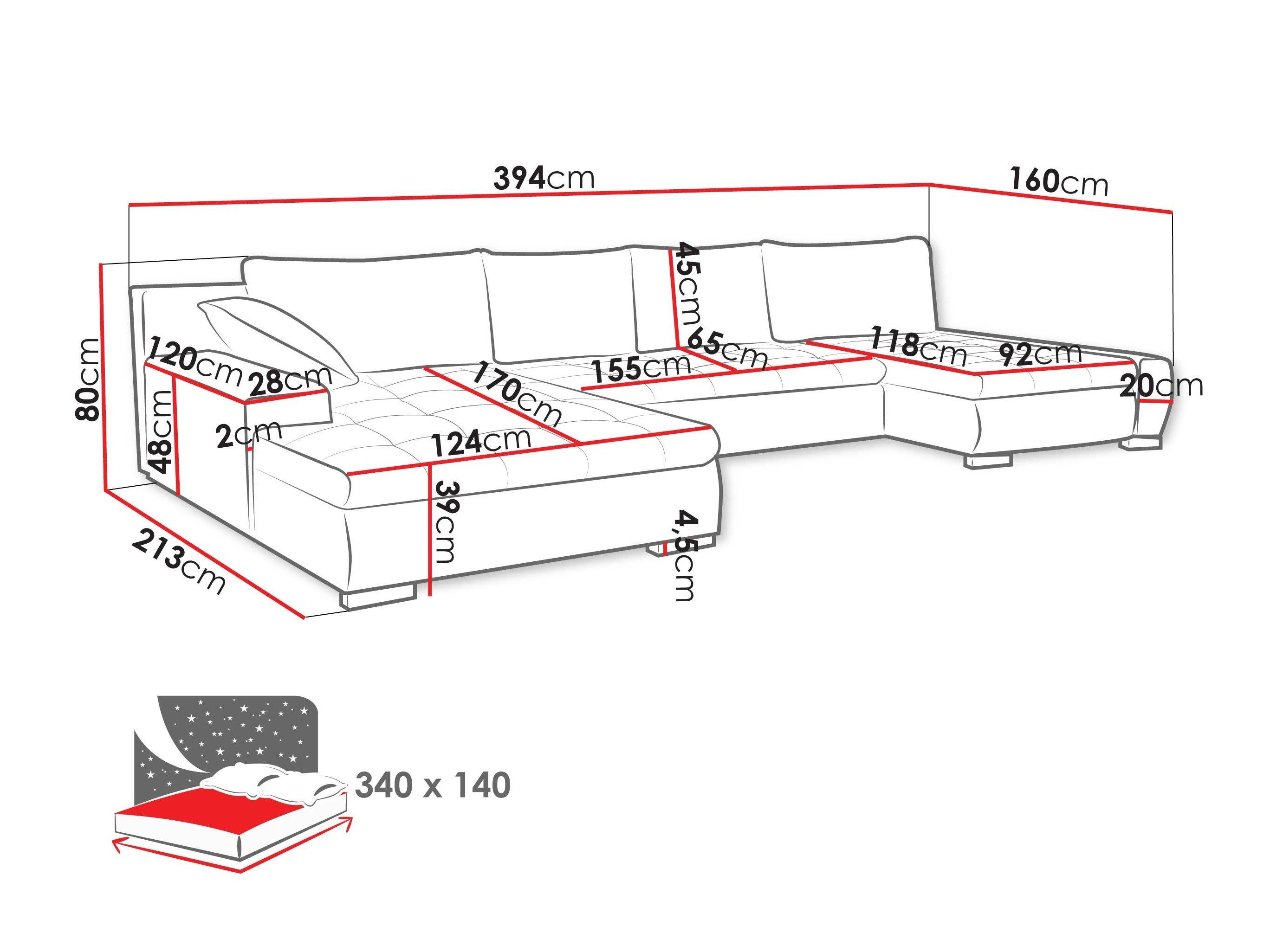 Canapé d'angle Comfivo Oliva (Nazar 225.02)