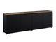 Buffet Baletu 105 (Noir + Chêne)