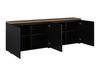 Buffet Baletu 105 (Noir + Chêne)